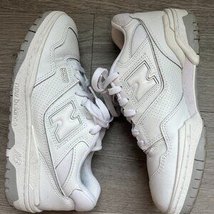 New Balance 550 White Grey (Men Size 6.5/Women 8)